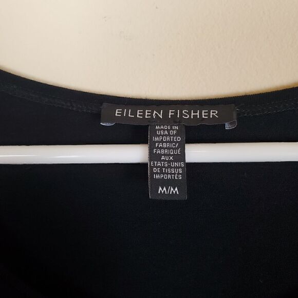 Eileen Fisher Little Black Dress Size Medium - Picture 4 of 5